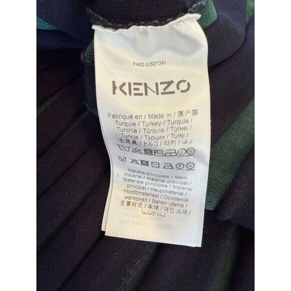 Kenzo Pleated Tank Top and Skirt SET in Green Size XS - Picture 9 of 12